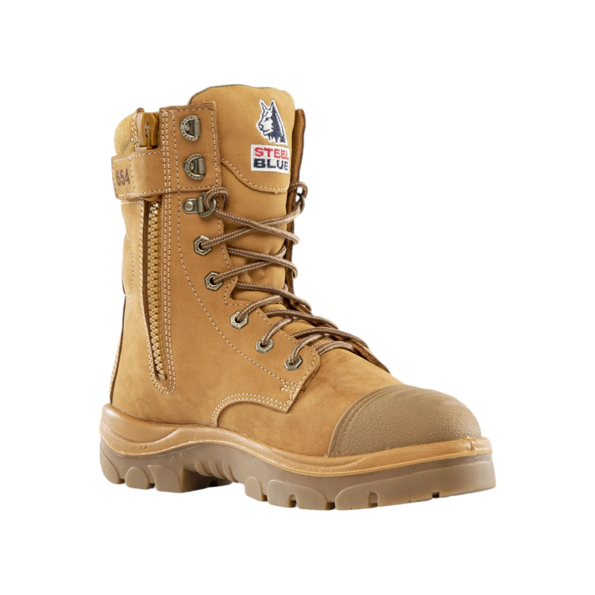 312654 Steel Blue Portland Zip: Scuff Cap