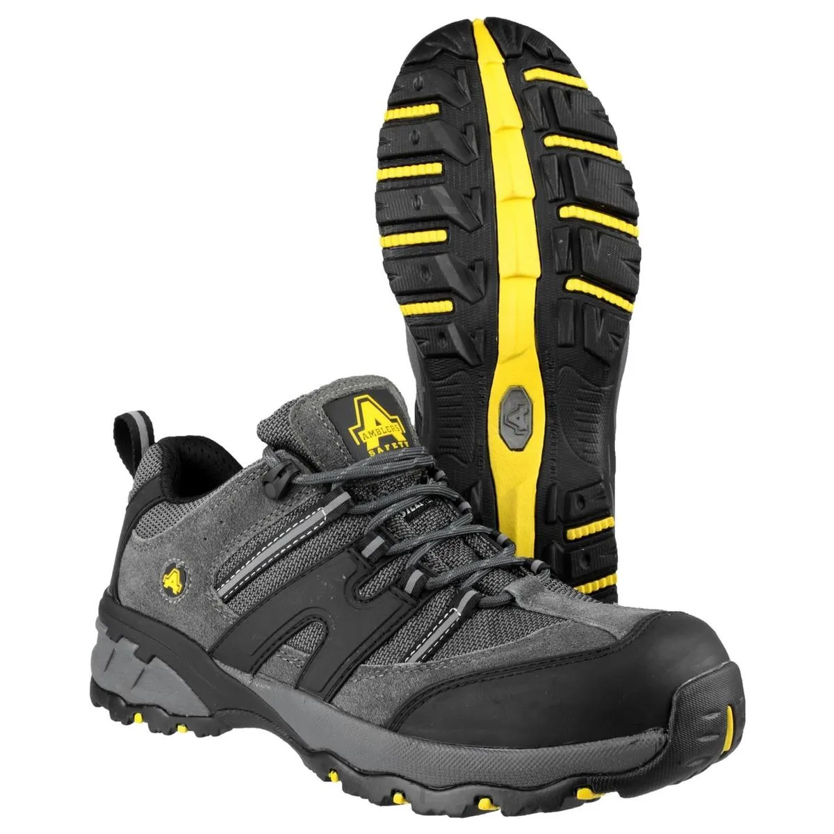 Amblers Safety FS188N Lightweight Lace up Safety Trainer Grey