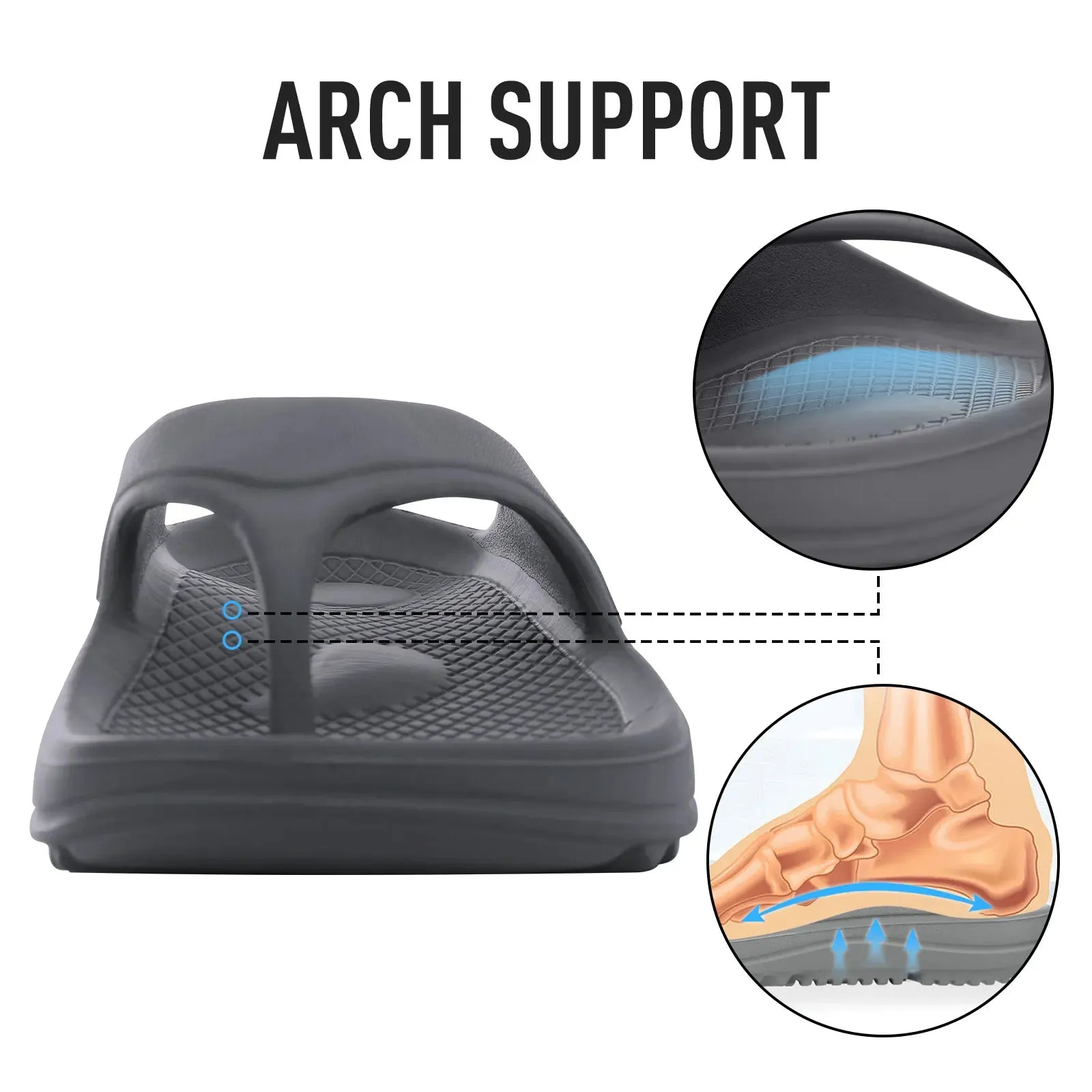 Arch Support Flip Flops