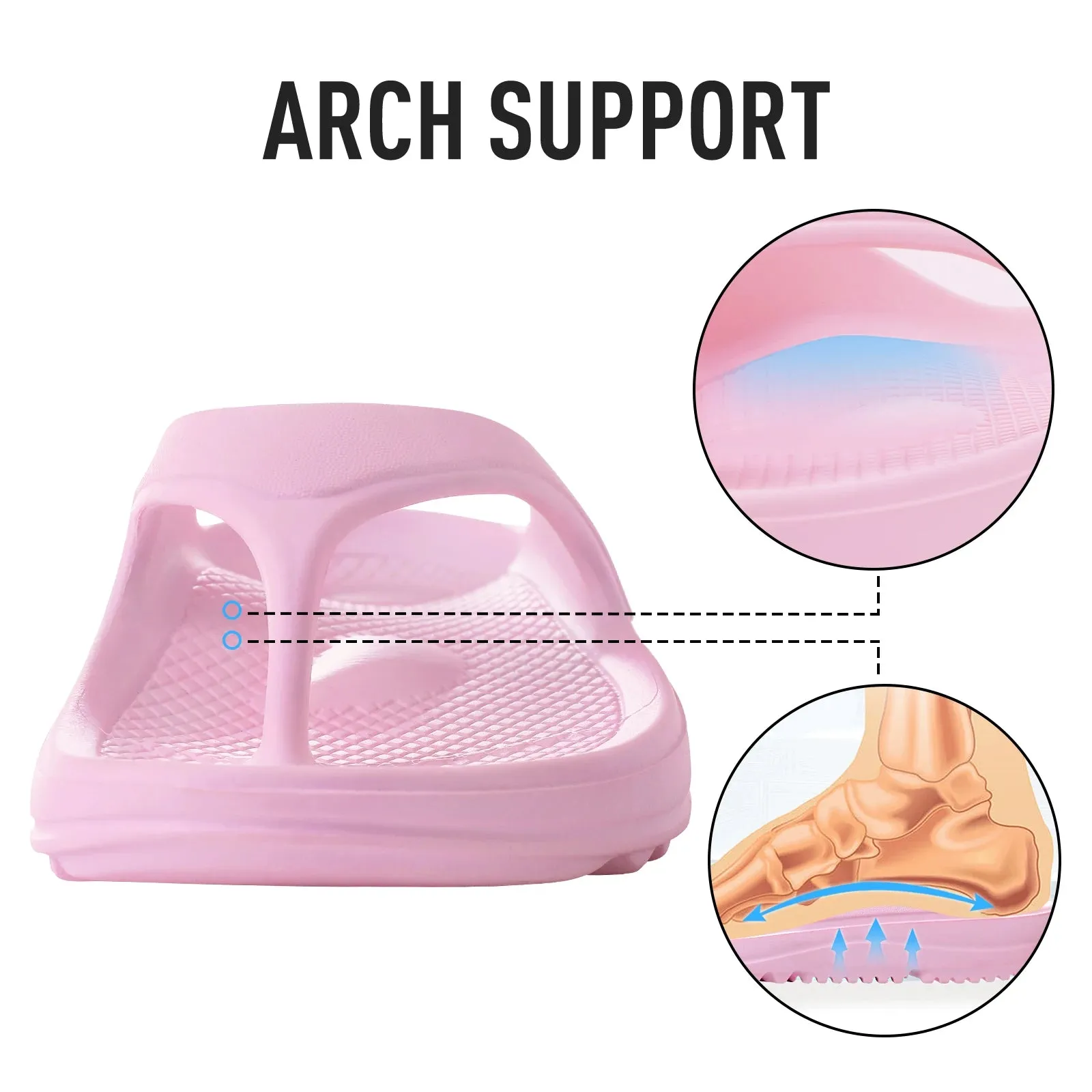 Arch Support Flip Flops