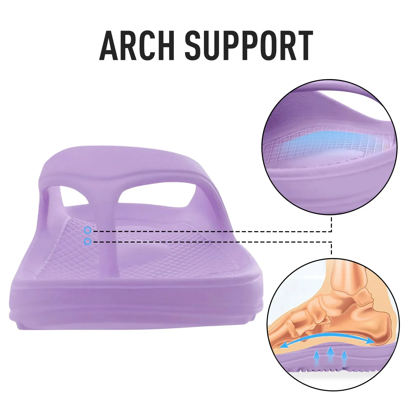 Arch Support Flip Flops