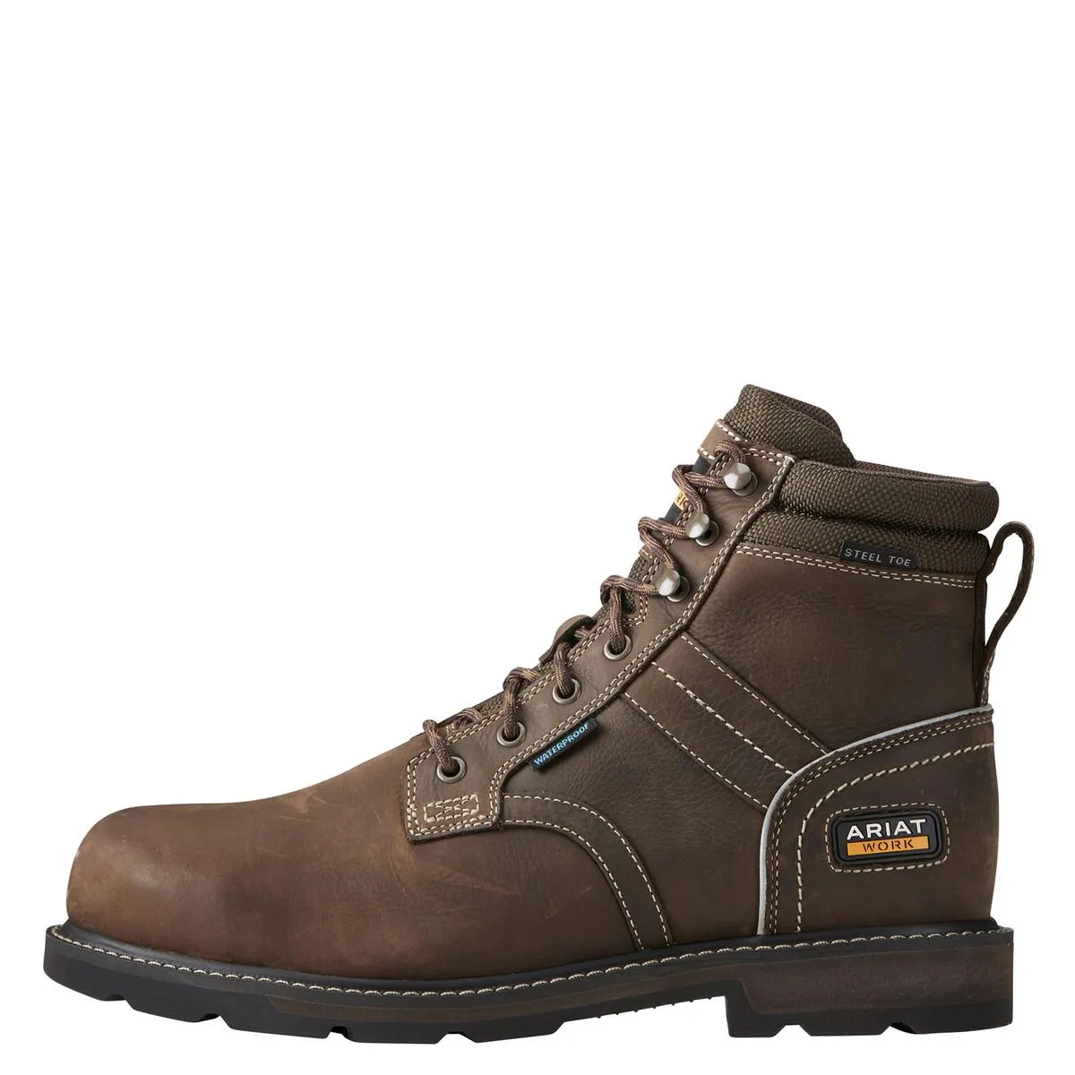 Ariat Groundbreaker 6" Lace Steel Toe Waterproof Work Boot