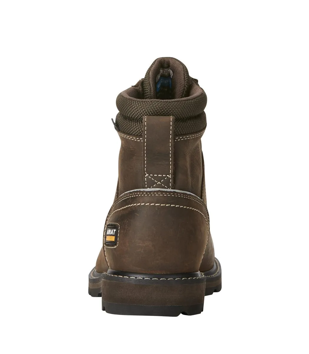 Ariat Groundbreaker 6" Lace Steel Toe Waterproof Work Boot