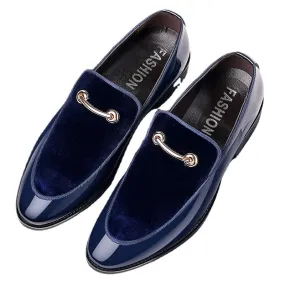 British you are leather shoes suede patent leather casual shoes Korean fashion loafers wedding men's shoes hairstylist single shoes