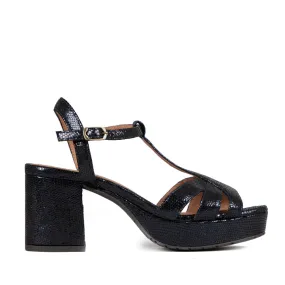 Charlie Navy Metallic