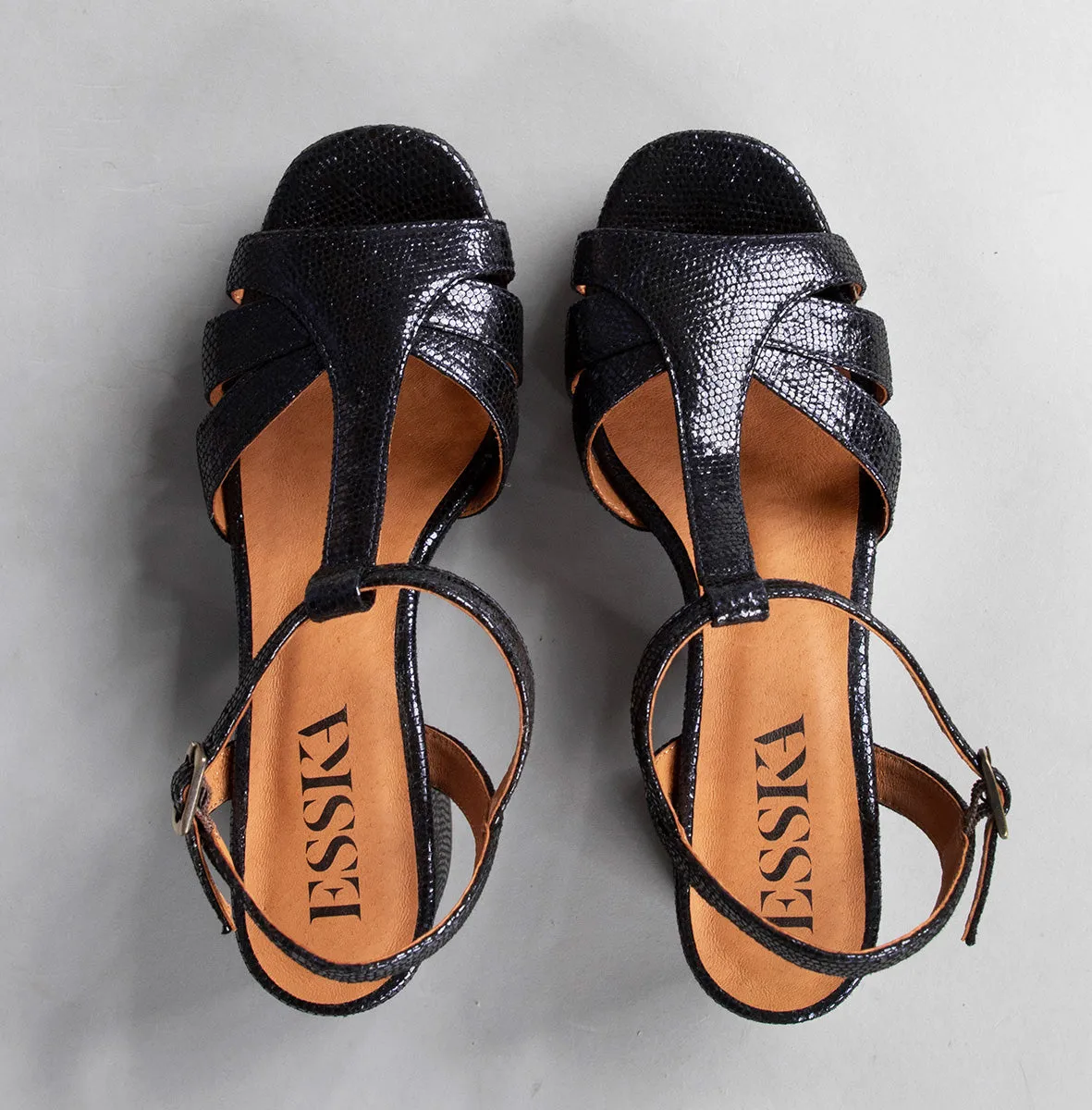 Charlie Navy Metallic