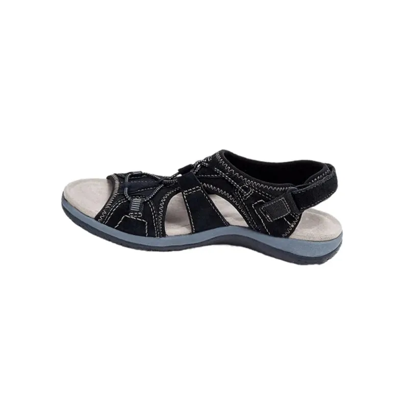 Comfortable low beach sandals - style &amp; support
