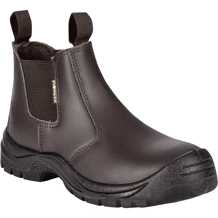Commander Chelsea brown 200J steel toe cap safety boots