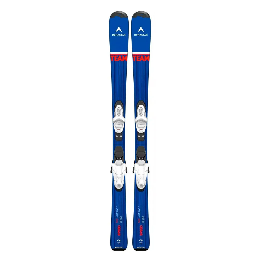 Dynastar Team Speed Kid's Race Skis w/ Look Kid 4 GW White Bindings 2023