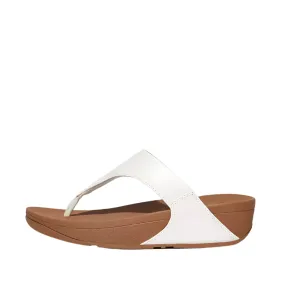 FitFlop Lulu Leather Sandals - White