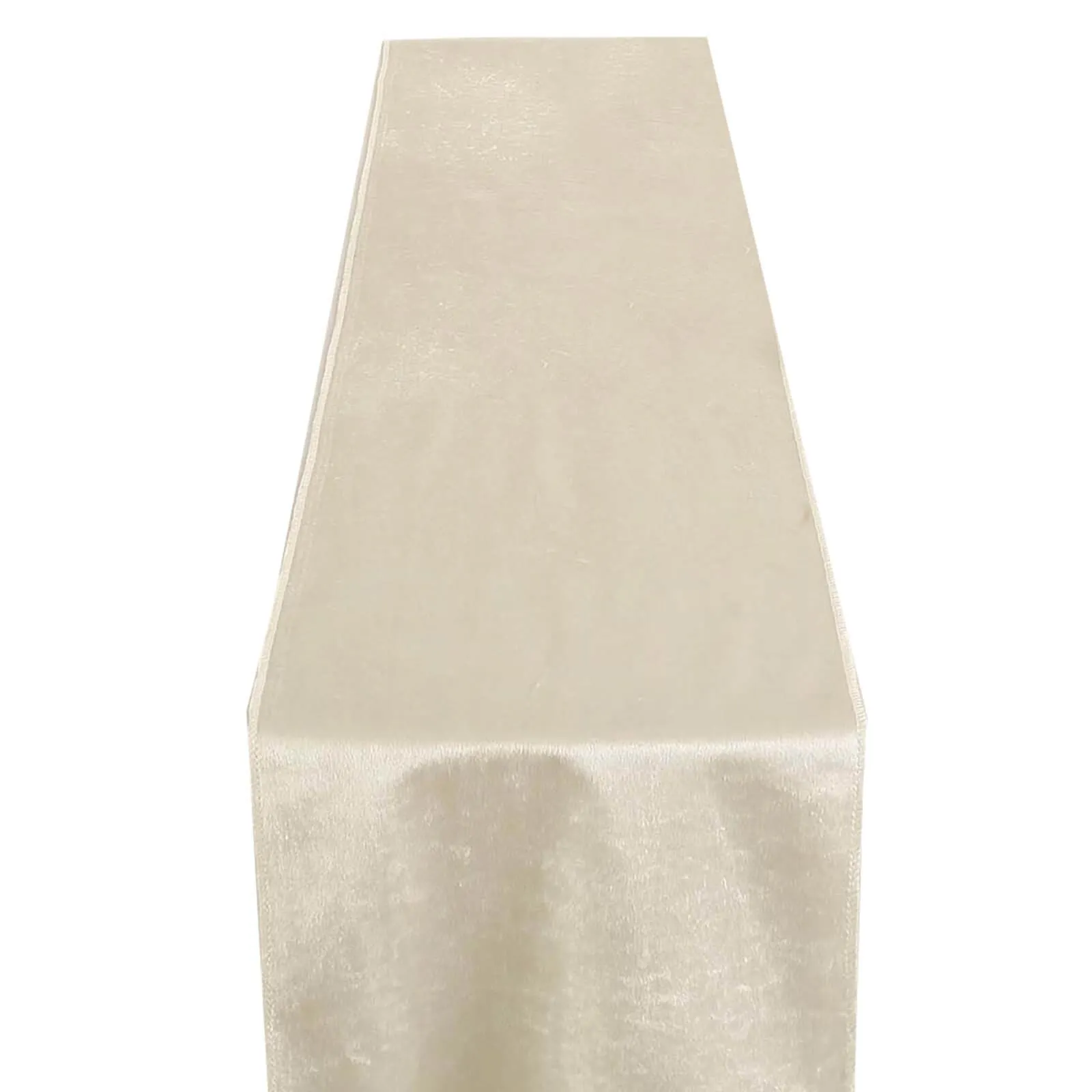 Ivory Premium Velvet Satin Table Runner