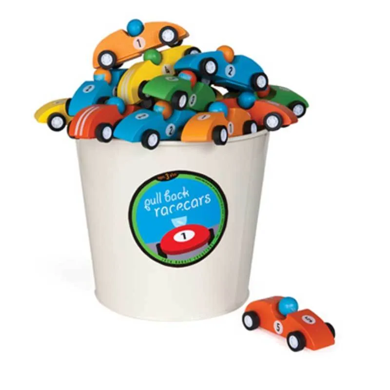 Jack Rabbit Toys Pull Back Race Cars