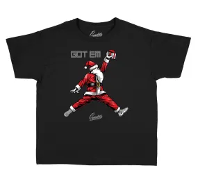 Kids - Cool Grey 11 Air Santa Shirt