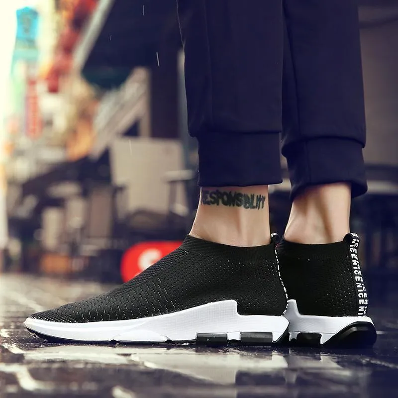 Men's Casual Flying Woven Shoes