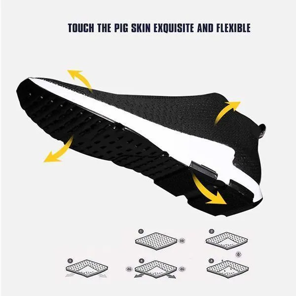 Men's Casual Flying Woven Shoes