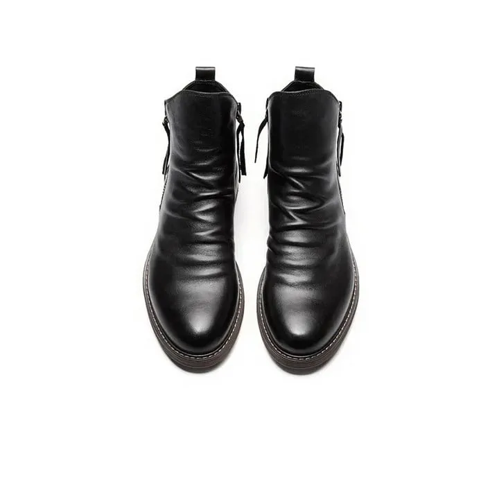Men's Leather Vintage Leather Boots【FREE SHIPPING】
