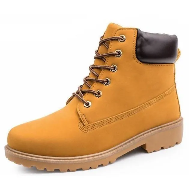 Mens Outdoor Waterproof Army Style Boots
