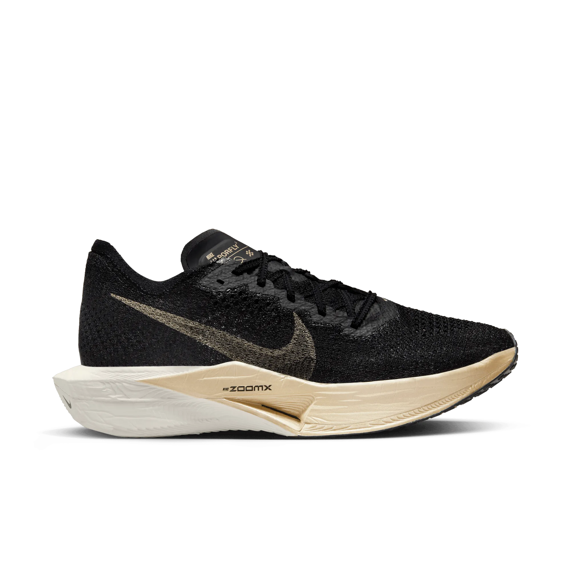 Men’s ZoomX Vaporfly 3 (001 - Black/Metallic Gold-Black-Oatmeal)