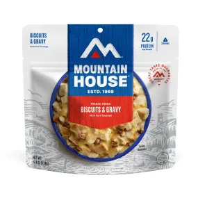 Mountain House Freeze Dried Biscuits & Gravy (6-Pack) | Ready-Made Breakfast