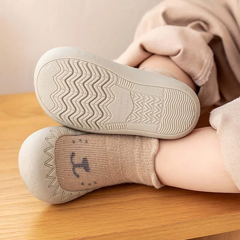 OleOle Cute Cartoon Newborn Toddler First Walker Socks Mesh Shoes for Boys and Girls (0 - 4 yrs)