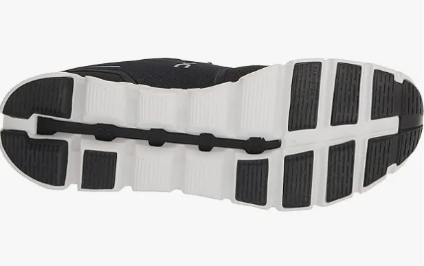 ON Men's Cloud 5 Sneakers, Black/White, 13