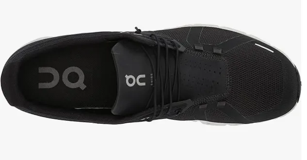ON Men's Cloud 5 Sneakers, Black/White, 13