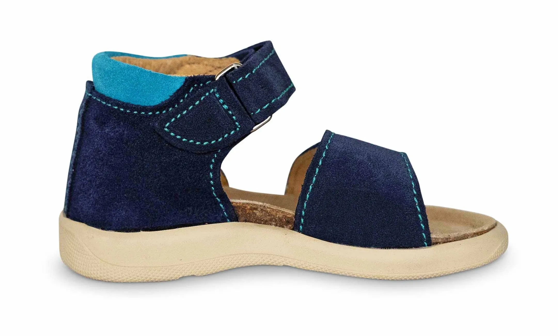orthopedic boy sandals: T77: color blue