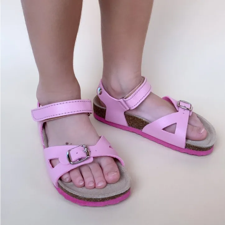 orthopedic older girls sandals : T99: pink