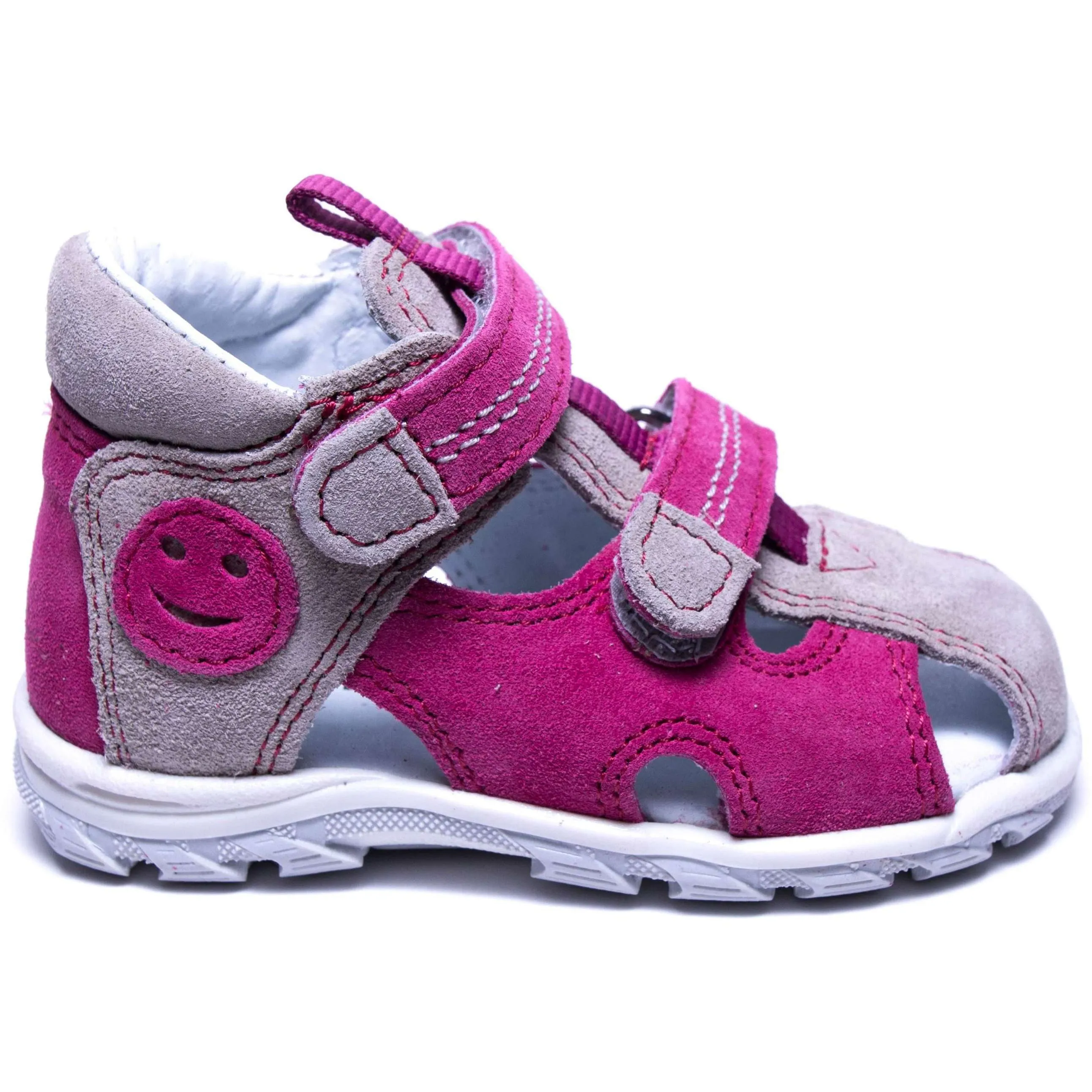orthopedic toddler girl sandals: T102: color pink grey