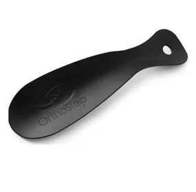 OrthoStep Metal Shoe Horn 7.5 inch - Made in the USA Color Classic Black