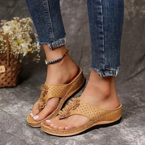 PRETORIA™ WOMEN'S FLOWER FLIP FLOPS SANDALS