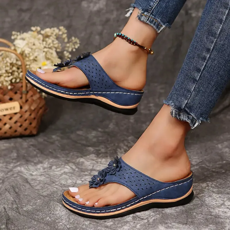 PRETORIA™ WOMEN'S FLOWER FLIP FLOPS SANDALS