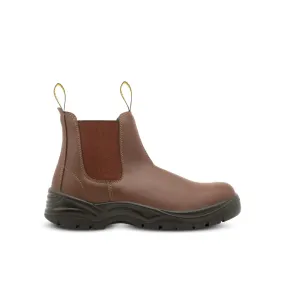 REBEL CHELSEA BOOT STC COLOUR-BROWN SIZE-12