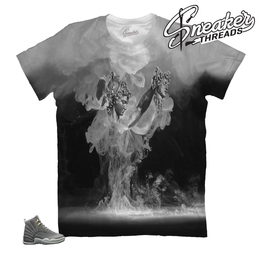 Retro 12 Dark Grey All Over Shirt