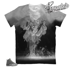 Retro 12 Dark Grey All Over Shirt