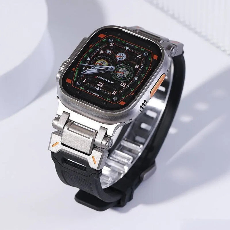 Rugged Velcro Sport Apple Watch Starp for iwatch Series SE for Men【49mm/45mm/44mm/42mm】