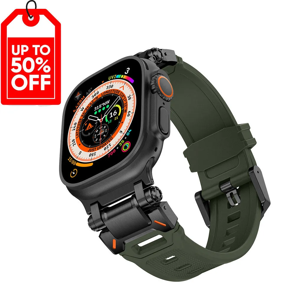 Rugged Velcro Sport Apple Watch Starp for iwatch Series SE for Men【49mm/45mm/44mm/42mm】