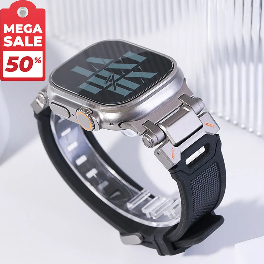 Rugged Velcro Sport Apple Watch Starp for iwatch Series SE for Men【49mm/45mm/44mm/42mm】