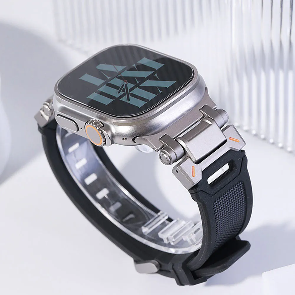 Rugged Velcro Sport Apple Watch Starp for iwatch Series SE for Men【49mm/45mm/44mm/42mm】
