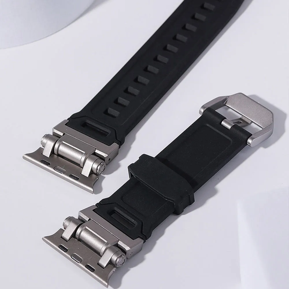 Rugged Velcro Sport Apple Watch Starp for iwatch Series SE for Men【49mm/45mm/44mm/42mm】