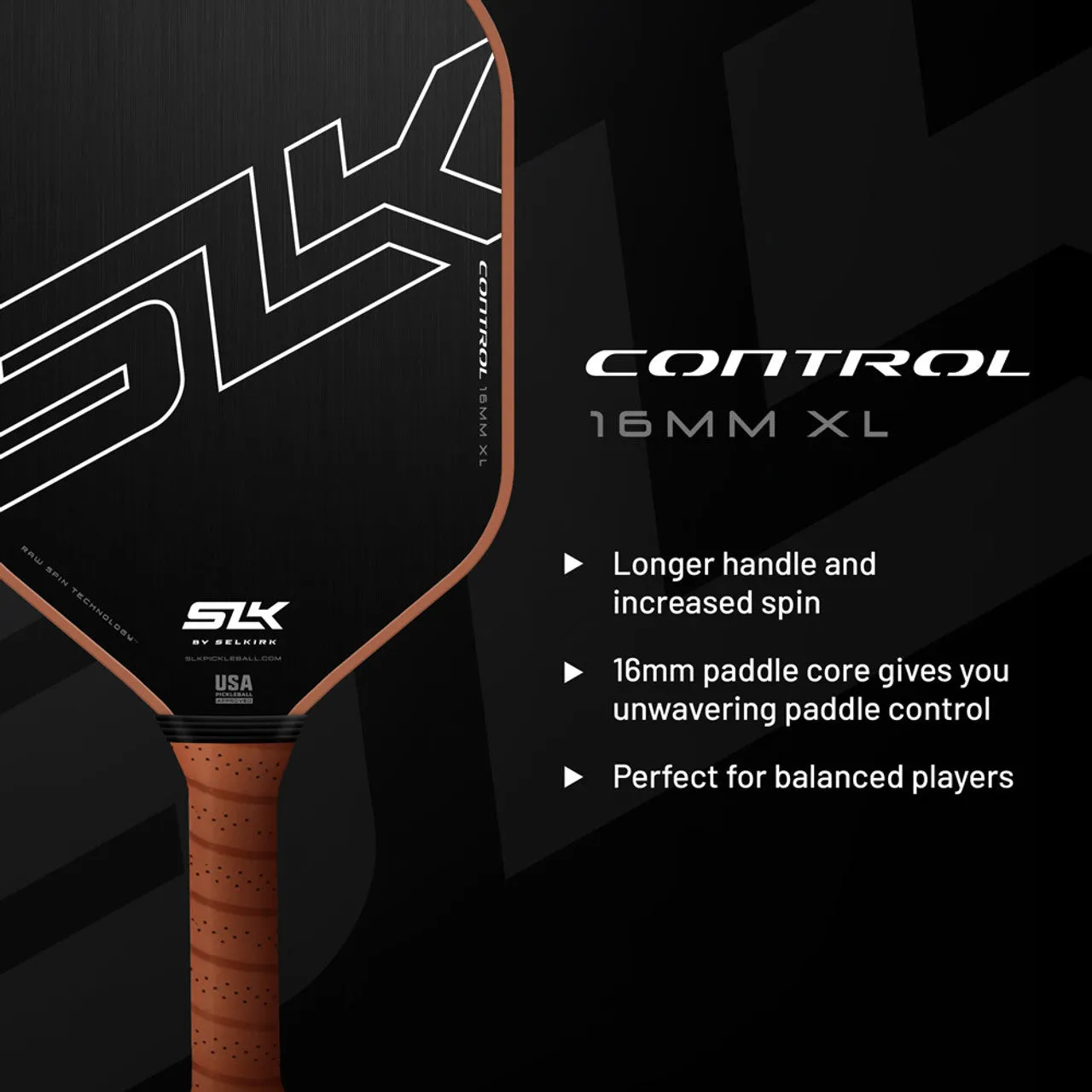 Selkirk SLK Halo XL Pickleball Paddle Black