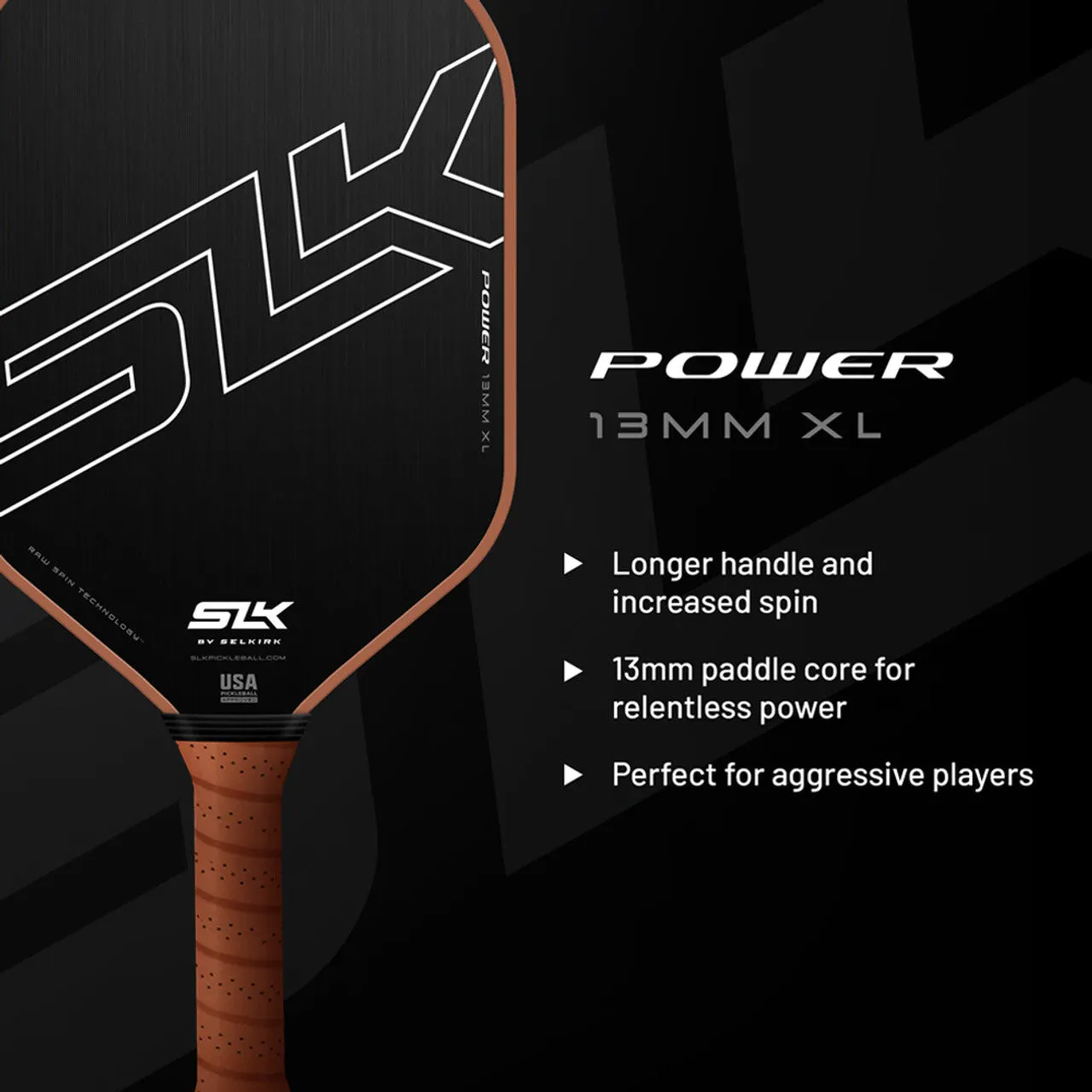 Selkirk SLK Halo XL Pickleball Paddle Black