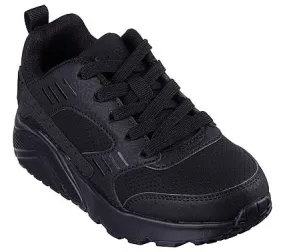 Skechers Uno Lite Beldore 403672L BBK Black Lace Trainers