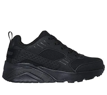 Skechers Uno Lite Beldore 403672L BBK Black Lace Trainers
