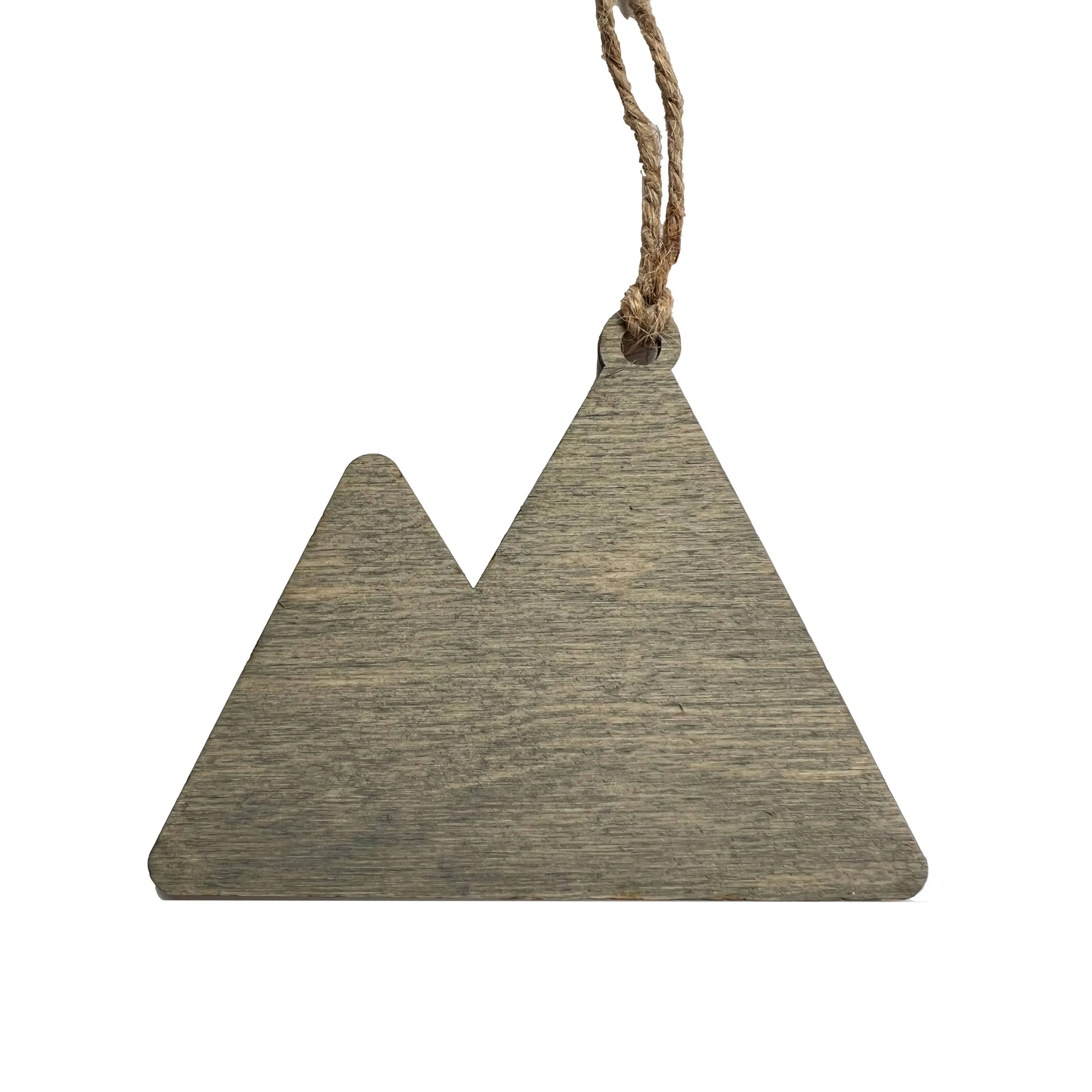 Snowy Mountain Holiday Ornament - Camping / Hiking