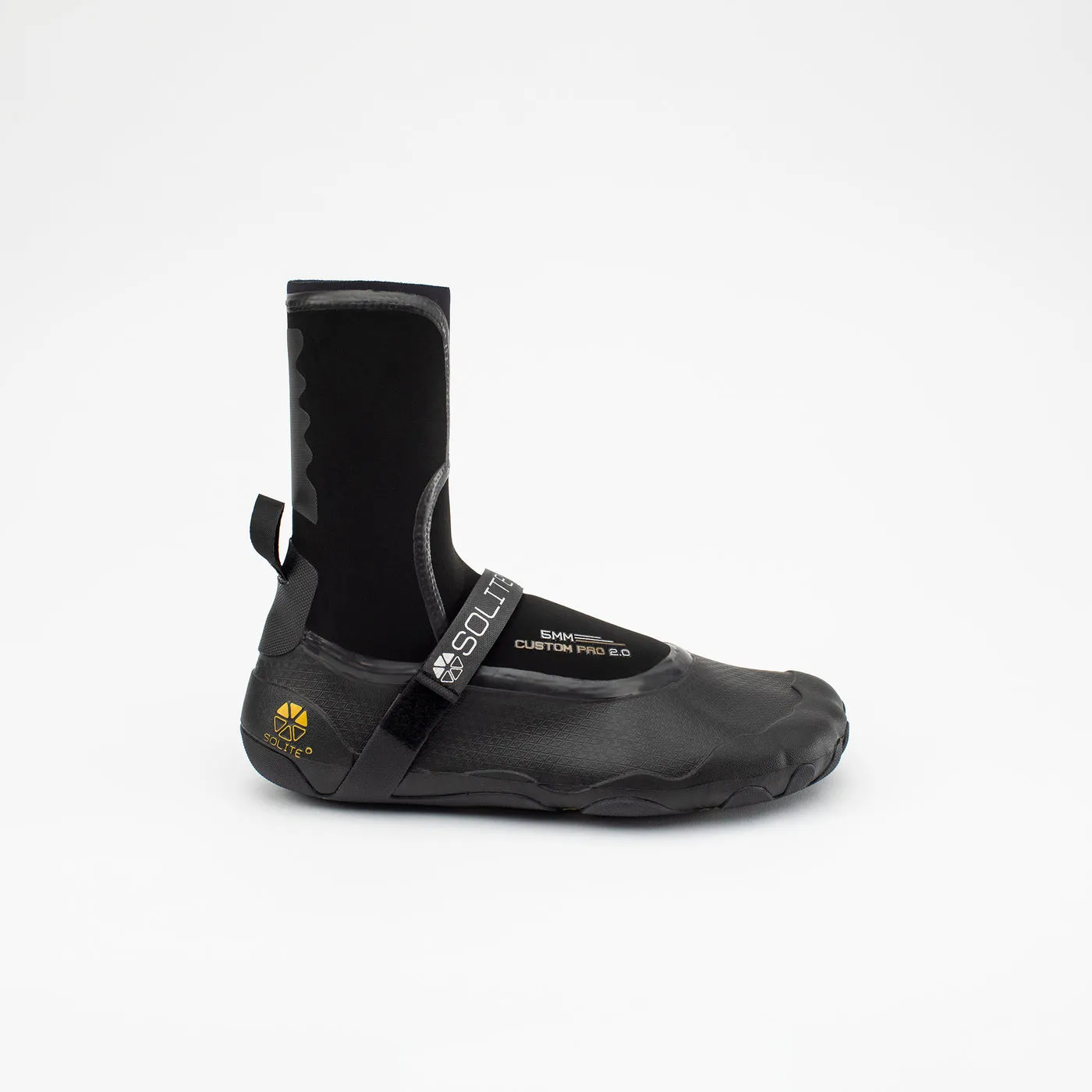 Solite Custom Pro 2.0 5mm Booties-Black/Gum