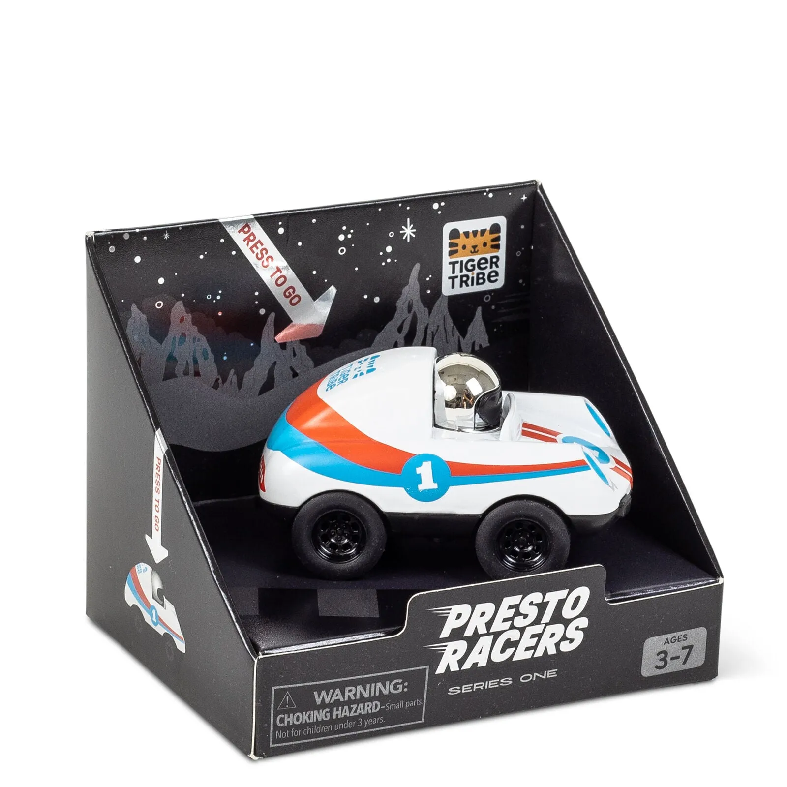 Tiger Tribe - Presto Racer Series 1 - White Ace