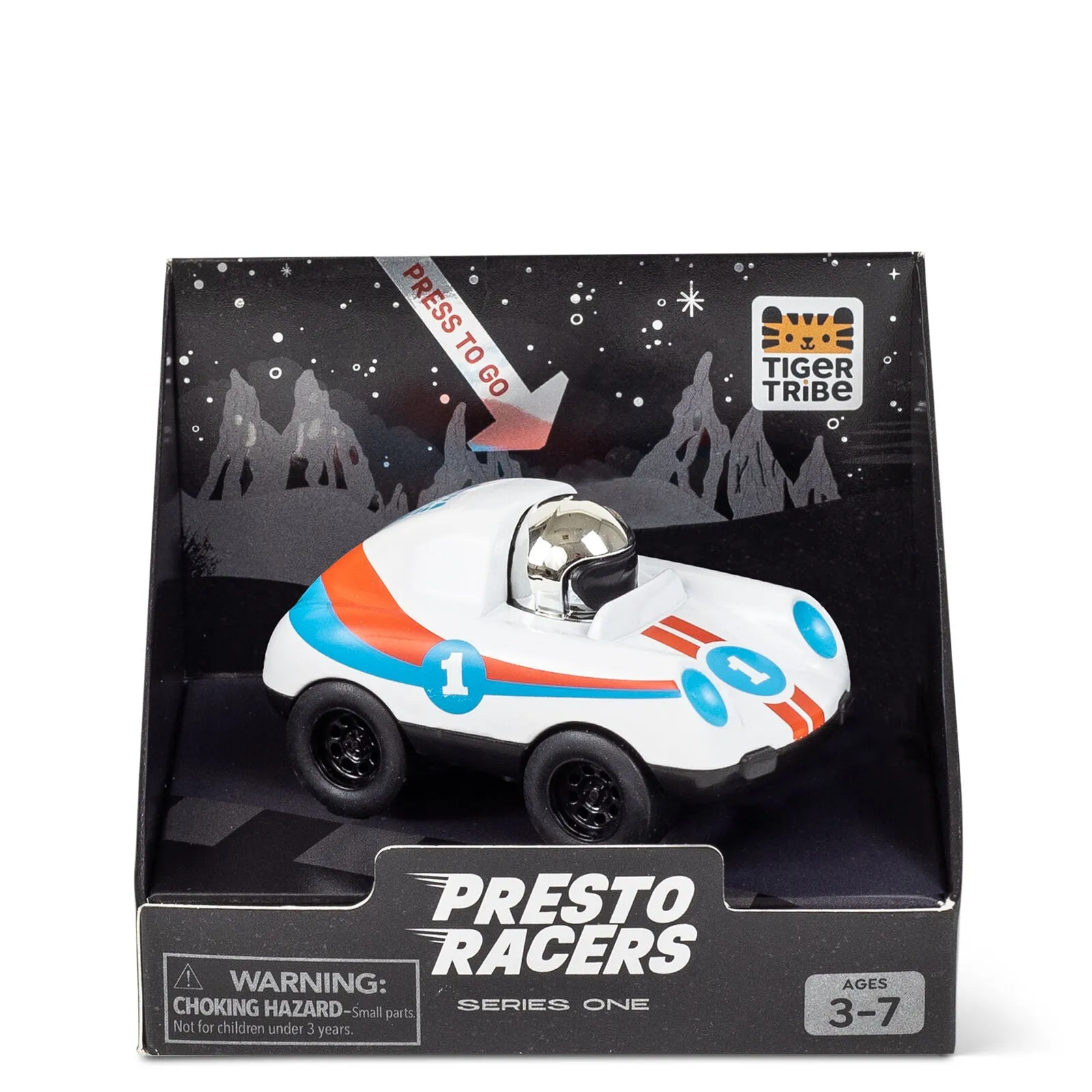Tiger Tribe - Presto Racer Series 1 - White Ace