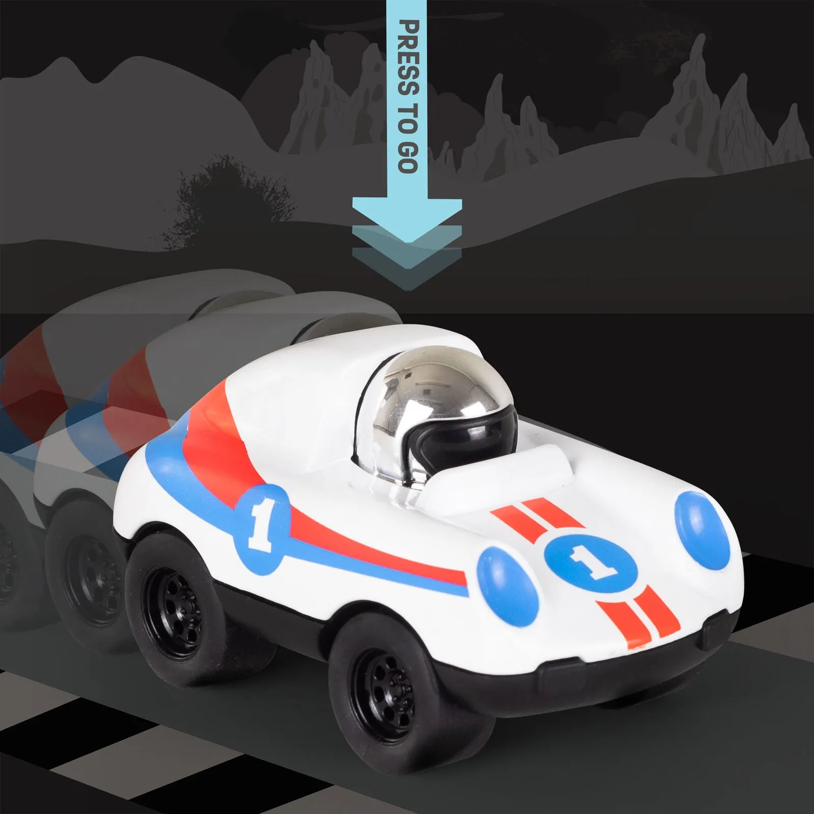 Tiger Tribe - Presto Racer Series 1 - White Ace