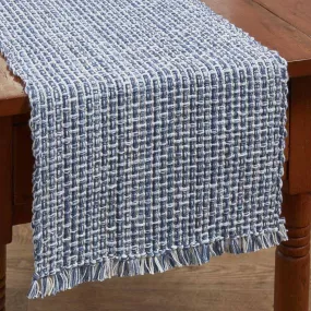 Tweed Denim Table Runner 54" - Park Designs